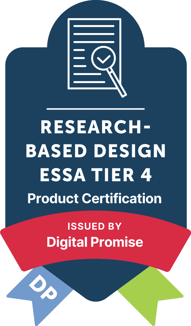 Digital Promise Research-Based Design ESSA Tier 4 Product Certification