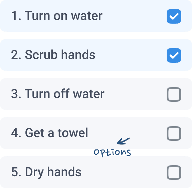 For goals that require a step-by-step completion of task.