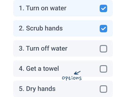 For goals that require a step-by-step completion of task.