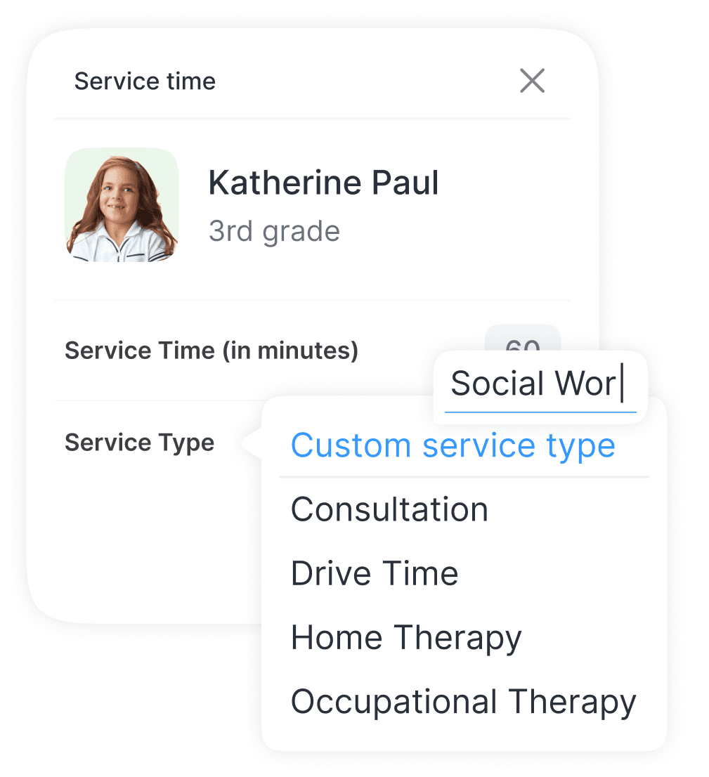 Service type