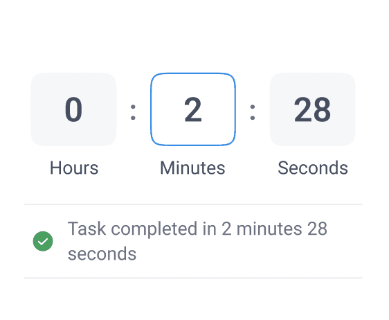 For goals that require a time measurement of an activity.