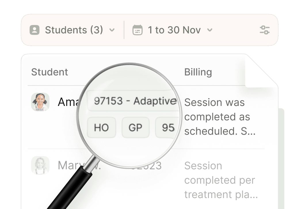 Auto-generated Medicaid billing note