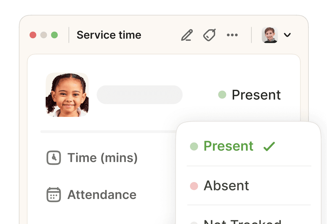 Billing notes by session
